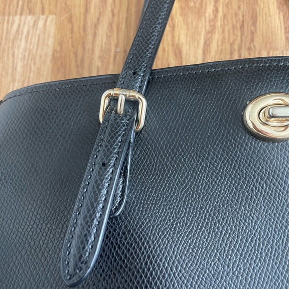 Black Coach Turnlock Carryall Bag - Picture 3 of 9